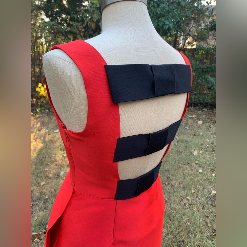 ♠️ Kate Spade ♠️ Fit & Flare, 3-Tier Bow Back Dress - Picture 14 of 16